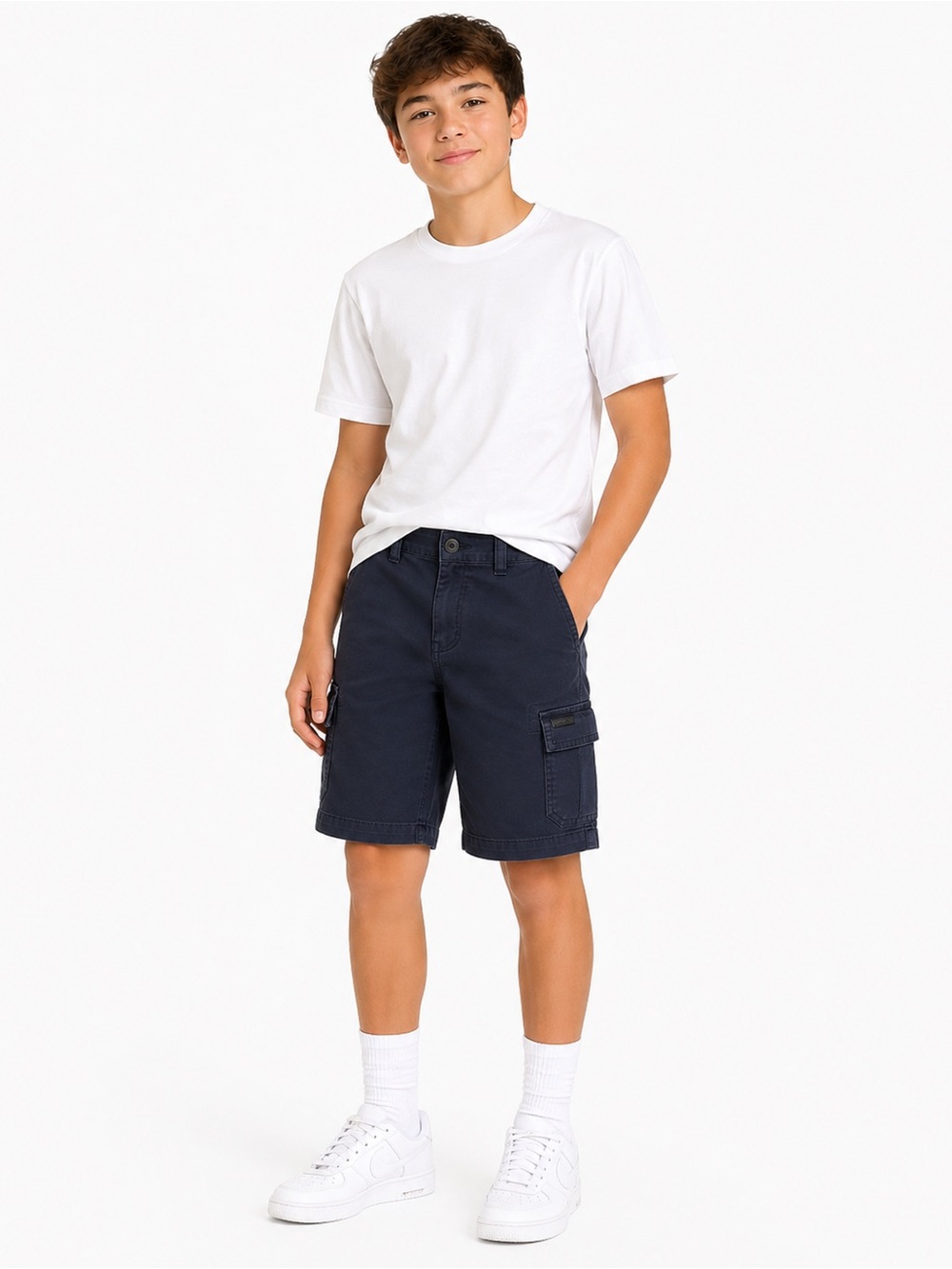 J. Khaki Boys Cargo Shorts medium skub